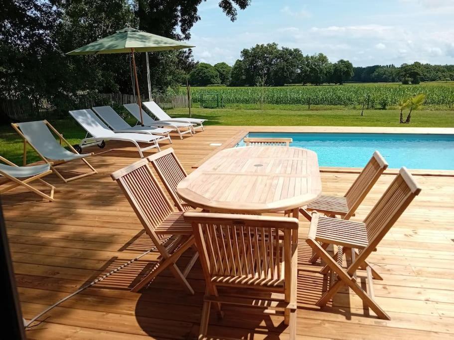 Maison Neuve Avec Piscine Chauffee, 4 Kms De Contis *